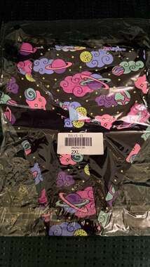 Cheek Boss Colorful Space Planet Print Thong Underwear Women’s 2XL NIP